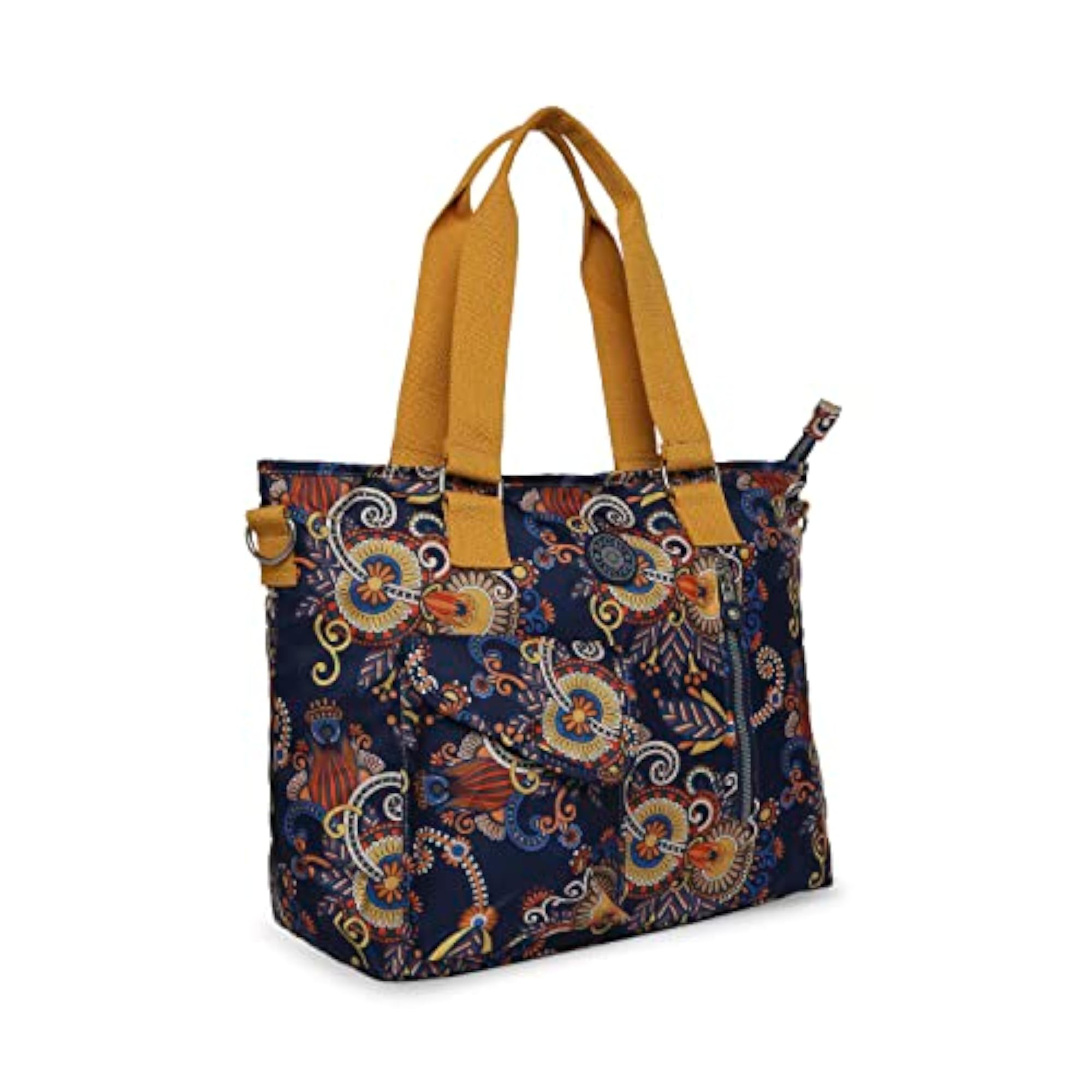 Crinkle Range Blue & Yellow Floral Soft Shoulder Bag