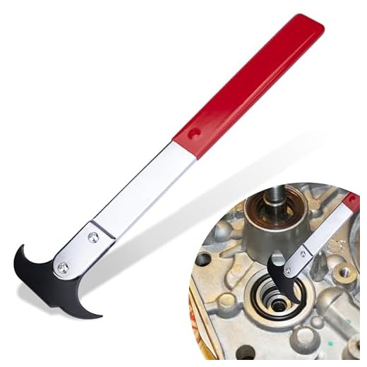 ecocstm Seal Puller Tool, Oil Seal Removal Tool with Dual Hook, Universal Wheel Seal Twister Puller, Heavy Duty Seal Puller and Installer Kit for Oil and Grease Seals Removal