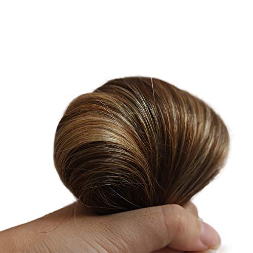 Clip In Hair Extensions Human Hair Brown Clip On For Fine Hair Full Head 7 Pieces 15 Inch Silky Straight Weft Remy Hair (15 Inches, 4-27) #TOP3
