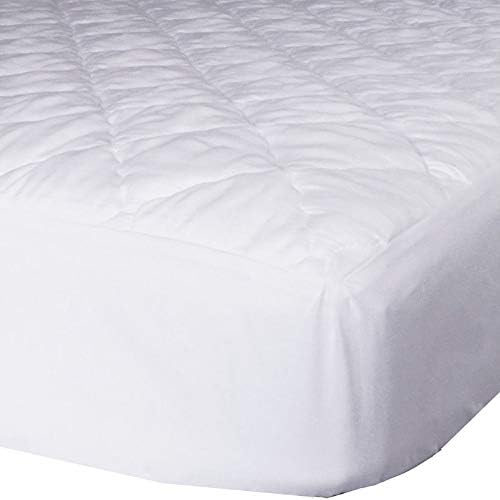 AB Lifestyles RV 30x72 Bunk Quilted Mattress Pad Cover Fitted Sheet Style Made in The USA White