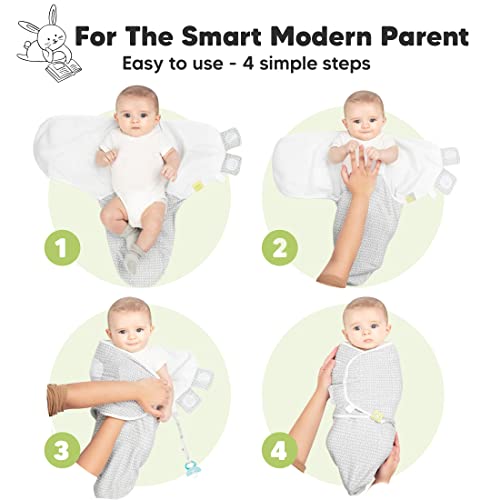 3-Pack Organic Baby Swaddle Sleep Sacks - Newborn Swaddle Sack - Ergonomic Baby Swaddles 0-3 Months - Baby Sleep Sack - Baby Swaddle Blanket Wrap - Baby Swaddle Sack - Baby Swaddle Wrap (Nordic) #TOP2