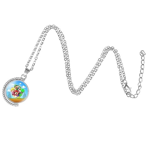 Dezhan Anime Super Mari Necklace, Tv Movies Zinc Alloy Torque For Girls Women And Men (1) #TOP3