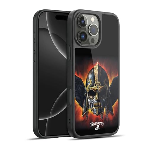 Coque iPhone 16 Pro Max Alchemy Gothic Tête de Corbeau Ossa Aile en Gel Renforcé Head Case Designs