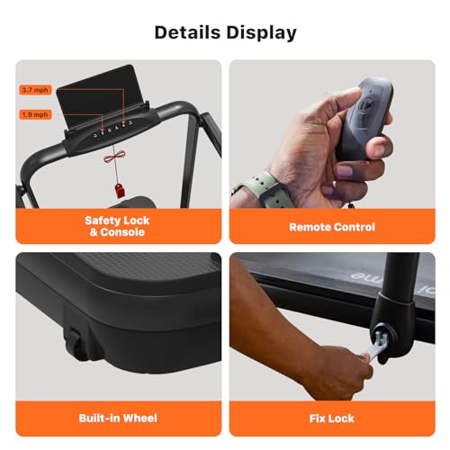 Image of Mobvoi Walking Pad Treadmill Under Desk Treadmills for Home Office Smart AI Walking Running Machine Compact Portable with Remote Control and APP 265 LBS