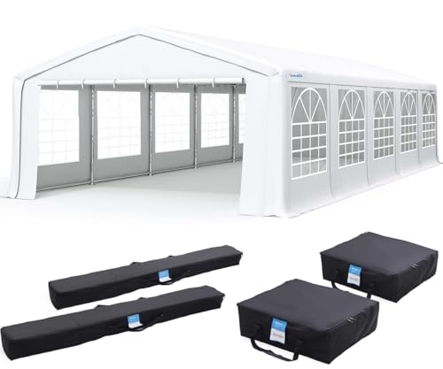 Image of Quictent Premium 20x32 Reinforced Heavy Duty Party Tent with 5 Storage Bags