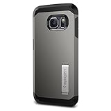 Spigen Tough Armor Galaxy S6 Edge Case with Kickstand and Extreme Heavy Duty Protection and Air Cushion Technology for Galaxy S6 Edge 2015 - Gunmetal