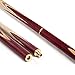 HIOD English Snooker Cue with 10mm Cue Tips Handmade Billiard Cue 145cm 19oz,