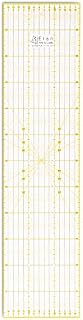 Elan Patchwork Ruler 60 cm x 15 cm, Quilting Rulers, Metric Ruler, Acrylic Ruler, Sewing Ruler for Quilting Supplies, Patchwork Square, Transparent Ruler, Quilting Accessories