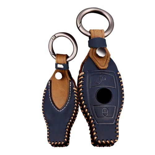 Étui de protection de clé en cuir Mercedes Benz Smart Key