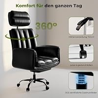 HOMRELEXA Big & Tall Bürostuhl, Ergonomischer Schreibtischstuhl – Ansicht 8