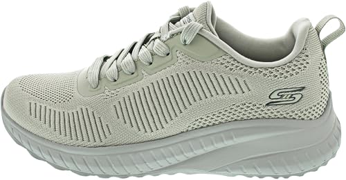 Skechers Women's BOBS Squad Chaos FACE Off, Sage Engineered Knit, 6 UK