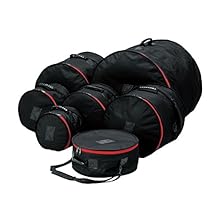 Drum bag set designed for 7-piece drum kit including 22" x 18" bass drum, 8" x 7" tom drum, 10" x 8" tom drum, 12" x 9" tom drum, 14" x 14" floor tom drum, 16" x 16" floor tom drum and 14" x 6.5" snare drum 10mm thick inner cushions provide reliable ...