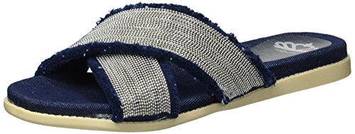 Preisvergleich Produktbild Fergalicious Women's Zena Slide Sandal, Denim, 5.5 M US