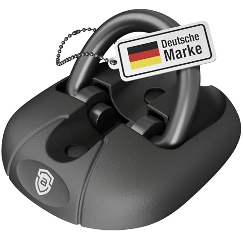 advanSecure Wandanker Bodenanker | für E-Bike, Motorrad und teure Fahrräder | für sicheres Anschließen zuhause | mit Abschraub-Sicherung | aus massivem Spezialstahl | komplettes Zubehör