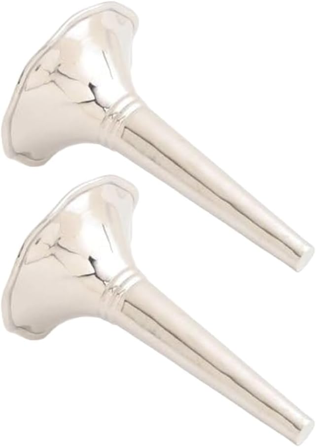 Nickel 5" Tussie Mussie, Bouquet Holder. - Set of 2