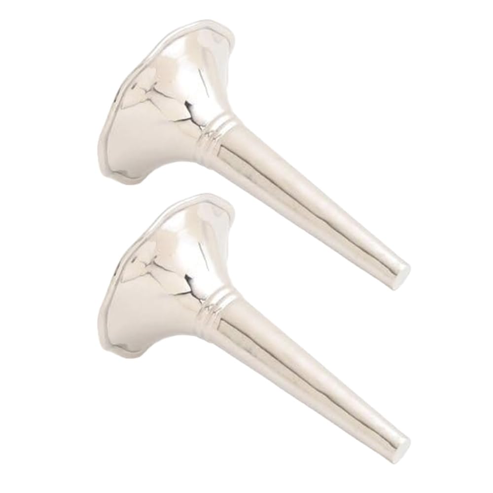 Liards Nickel 5" Tussie Mussie, Bouquet Holder. - Set of 2