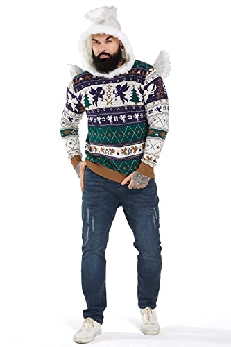 Men憇 Ugly Christmas Sweater Unisex Women`s Funny Novelty Pullover for Xmas Party Festive4