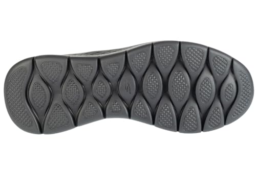Skechers Men's Go Walk Flex-New World Sneaker, Black/Black, 12