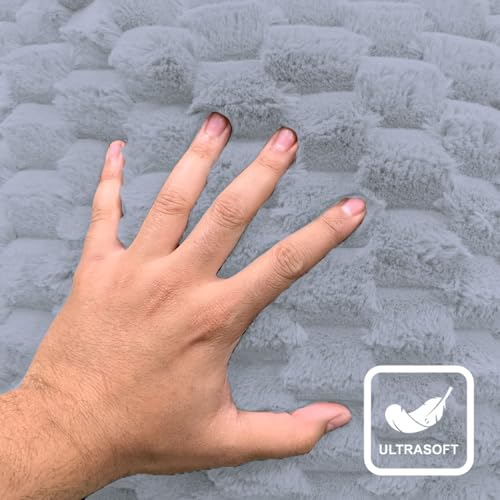 Image of Luxe Home Cushion Cover Super Soft Decorative Cushion Cover for Sofa, Bedroom, Living Room Cushion Cover 16 Inch x 16 Inch Silver-Pack of 2