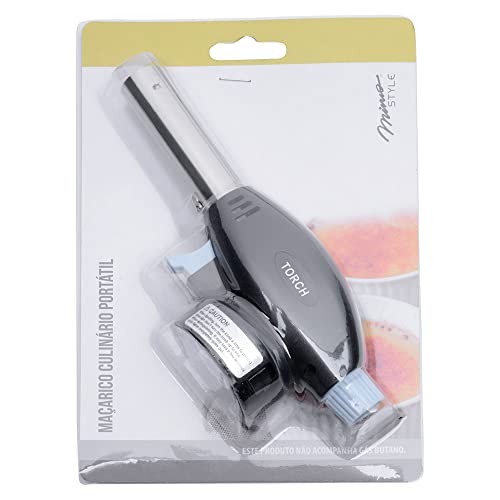 Mimo Style Maçarico Culinário Gás Butano (Não Acompanha o Produto), Possui Chama Potente Que Pode Se