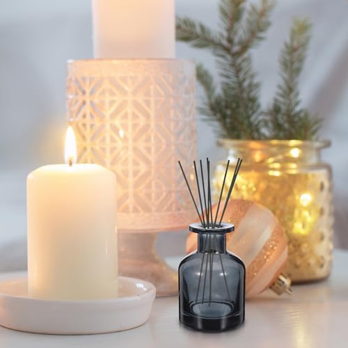 Flacon diffuseur de parfum vide en verre bleu 150 ML avec bâtonnets - 7