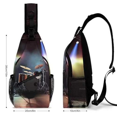 Morrales bolsa tipo sling para senderismo y uso casual miniatura 2
