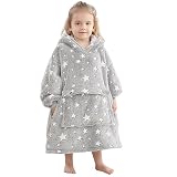 Picture of Narecte Kids Blanket Hoodie Kids Hoodie Blanket Kids Wearable Blanket Kids,Wearable Blanket,Oversized Sweatshirt Birthday Gifts for Teen Girl Year Old Boy Gift Ideas Luminous for Toddler Kids