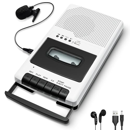 ポータブルテープレコーダー AM FM 内蔵マイク&スピーカ USB電源ok Amazon.co.jp: 《 日本語説明書 》ByronStatics ポータブルカセット
