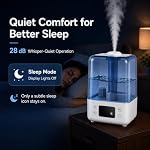 5L Humidifier for Bedroom, Auto Humidistat, Top Fill, 28dB Quiet - Image 5