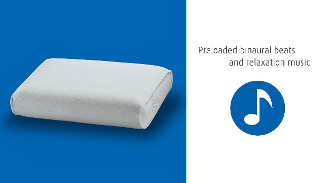 Cuscino Altoparlante Wireless Con Rumore Bianco – Speaker Sotto Cuscino 9,7 Cm, Audio Direzionale Per Dormire E Rilassarsi