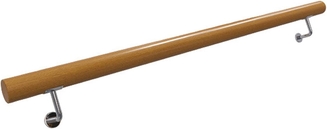 Corrimano Scale In Legno Di Pino 50-600 Cm - Ringhiera Da Parete Per Anziani E Sicurezza
