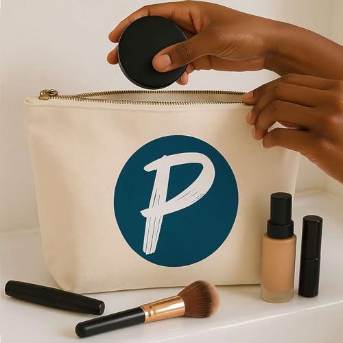 Kosmetiktasche Lotte Glück haben – Schminktäschchen Make-up Kulturtasche aus Baumwolle – Geschenk Muttertag Geburtstag Schwester Weihnachten Patentante