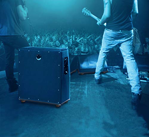 IsoAcoustics Stage 1 Board Combo Entkoppler-Ständer | für Gitarren-/Bassverstärker, Keyboardverstärker, Bühnenmonitore und Subwoofer | schwarz