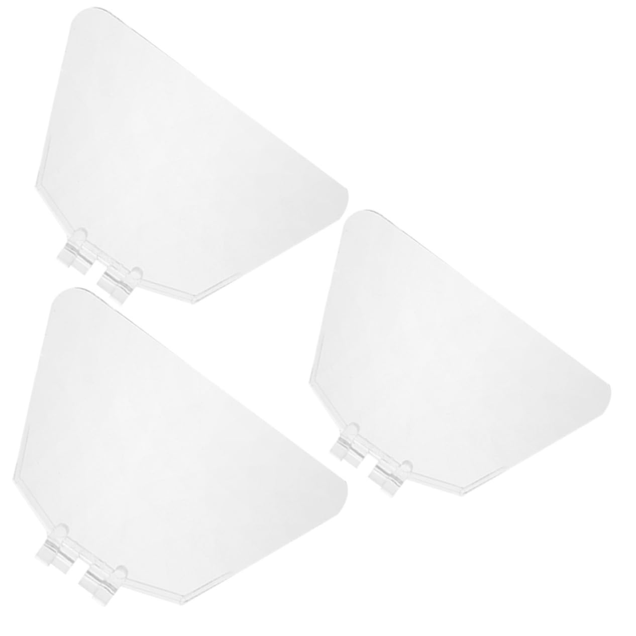 Mipcase Grinder Safety Shield Set 3pcs Bench Eye Guards Plastic Eye Shield for Grinder Eye Protection for Woodworking