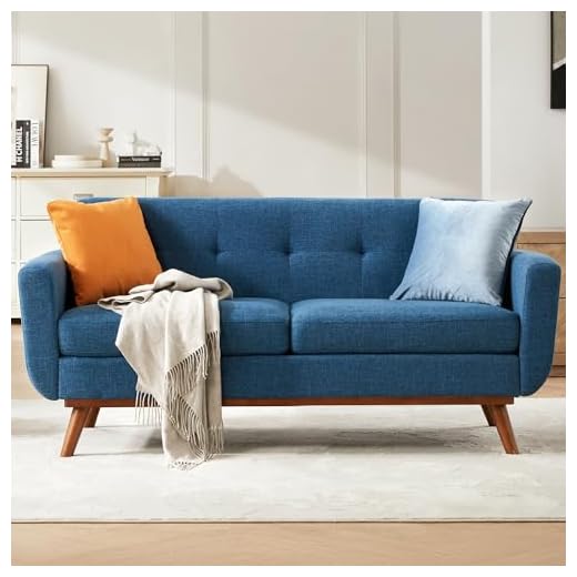 Stylish Mid-Century Loveseat Sofa