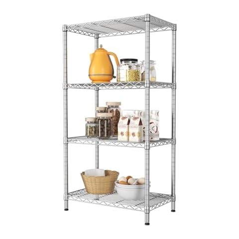 SINGAYE 4 Tier Adjustable Storage Shelf Cover