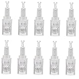 Veemoon 10 Stück Ersatznadeln - Stifte Zur Anwendung An Gesicht, Haut Und Körper Mit Feinen Nadeln Für Hautpflege Und Nadelbehandlung Für Körper Und Gesicht