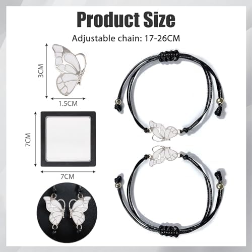 Pulseras de Amistad Mariposas Ajustables 419AZuCm5+L. AC SR38. SL1000