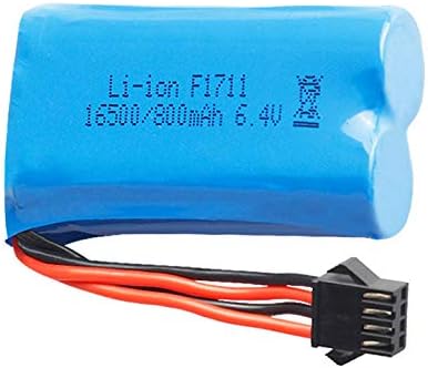 6.4V 800mAh 15C Li-ion Battery with SM 4P Plug for Wltoys 18628 18629 18428 18429 RC Car