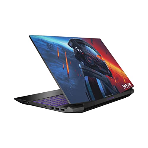 Autocollant HP Pavilion 15.6 Mass Effect N7 Head Case Designs pour 15-dk0047TX