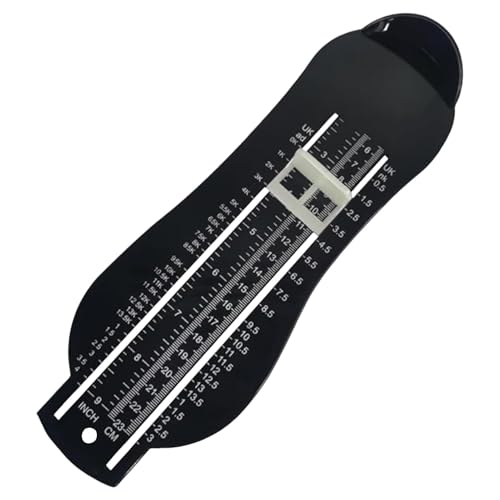 Honoflux Foot Measure for Children UK Accurate Easy to Use Black Shoe Sizer Measuring Devices 23cm/9.06inch Foot Measure UK Shoe Size for Shoe-Fitting Feet Measuring Gauge Growing Essential Kids
