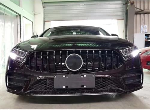 Calandre avant pour Benz Classe CLS W257 grille de pare-choc supérieur style GT argent