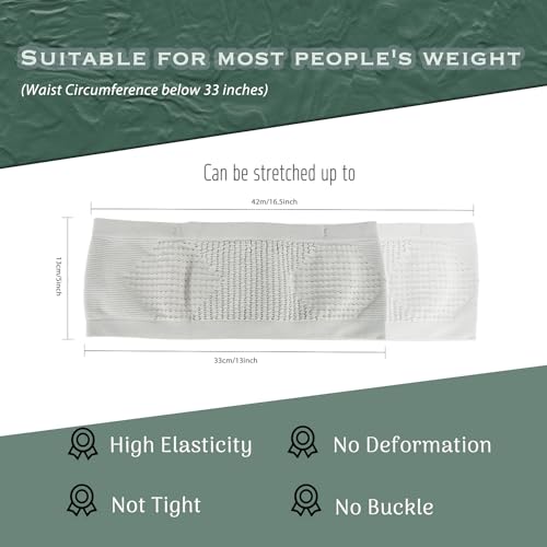 Image of 𝗔𝗞𝗜𝗭𝗨𝗞𝗜 𝗝𝗢𝗢 Insulin Pump Belt, Diabetic Waist Belt, Insulin Pump Belt for Sleeping with 4 Large Pockets - Breathable Diabetic Pump Belt | Running Waist Belt, GREY, MEDIUM