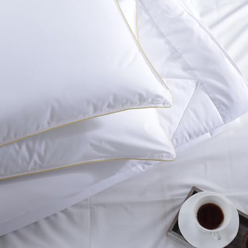 Image of maspar Clemmy Soft Silk Feel Fibre Pillow, White, 50X75 CM