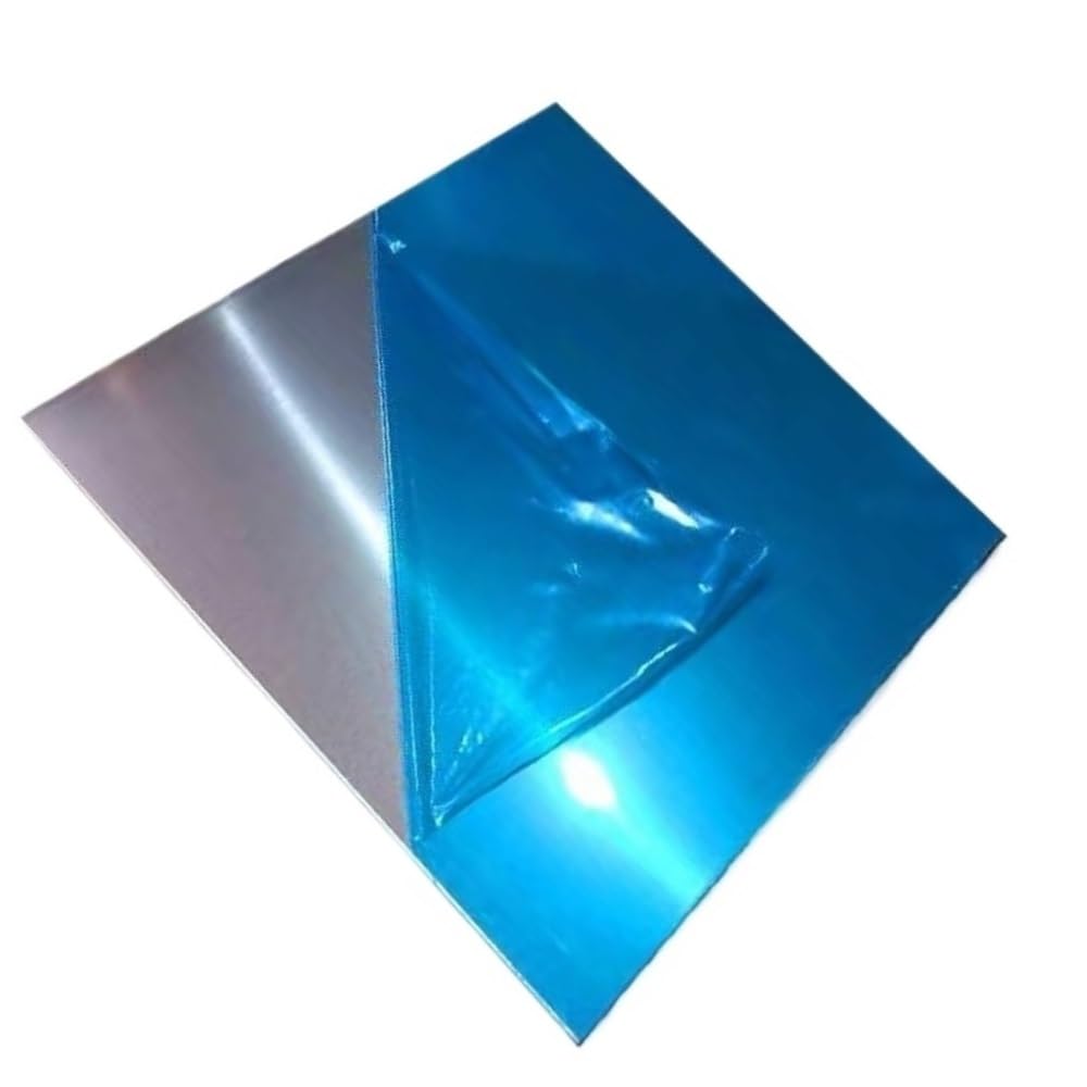 Lamiera di alluminio con superficie riflettente a specchio, effetto specchio fai da te, spessore della lastra di alluminio 0,3 mm-1 mm(300x300x1mm)