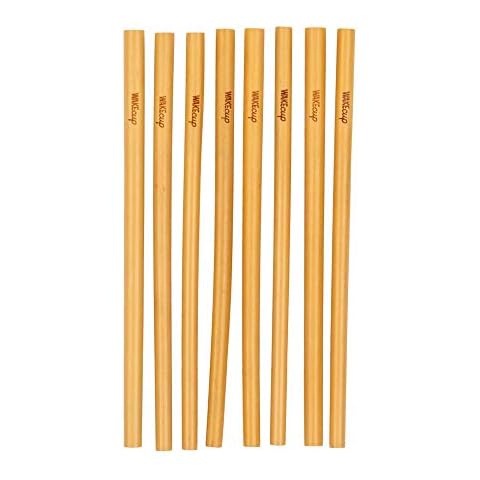 WAKEcup Bamboo Straws - Eco-Friendly Pack of 8 Cover