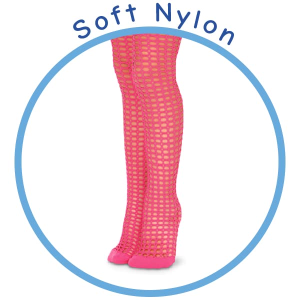 Jefferies Socks Girls Halloween Fishnet Mesh Costume Stocking Tights 2 Pack3