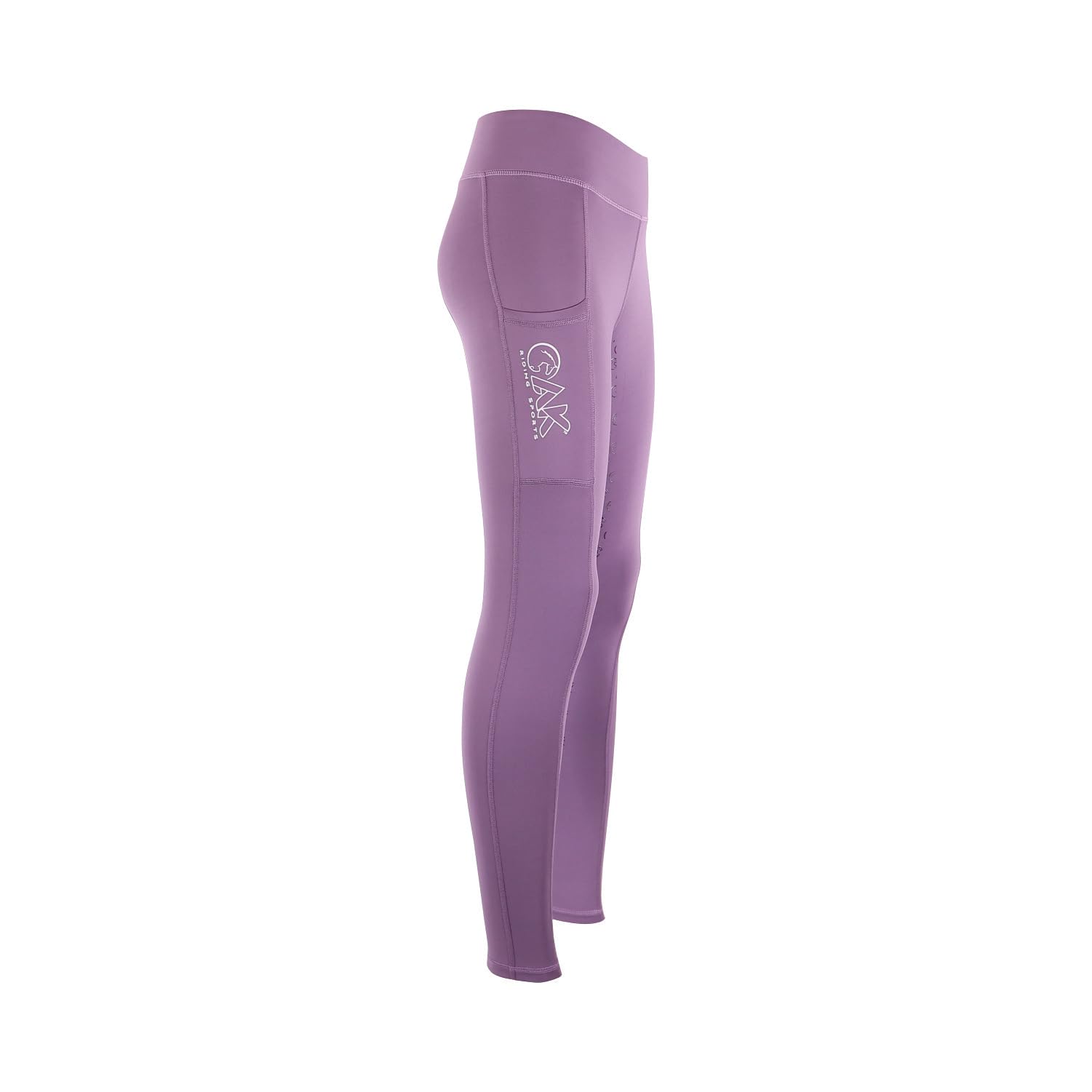 AK Horse Riding Tights for Women High Waisted Breathable Equestrian Breeches Full Seat Silicone Grip Stretch Riding Leggings (UK, Alpha, XXL, Regular, Regular, Purple)