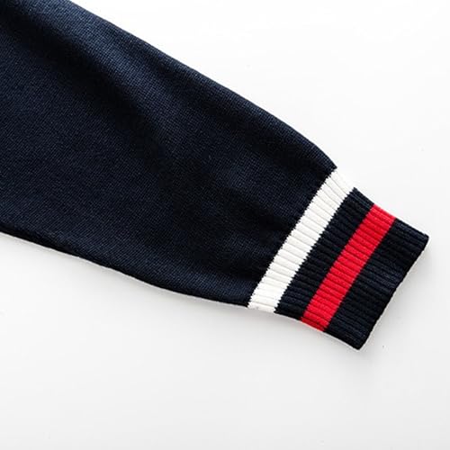 JEKE-DG Men's V Neck Knit Cardigan Sweater Button Down Heavy Weight Sweater Long Sleeve Fashion Winter Sweaters4