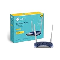 TP-Link 300 Mbps Wireless N VDSL/ADSL Modem Router, Support Modem Only Mode, UK Plug (TD-W9960) (Renewed)